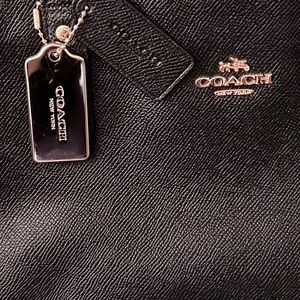 COACH Woman’s Crossgrain Leather City Zip Tote.